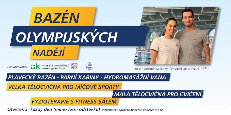 Bazén olympijských nadějí v Žatci